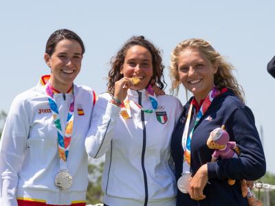 Girl's Kiteboarding podium