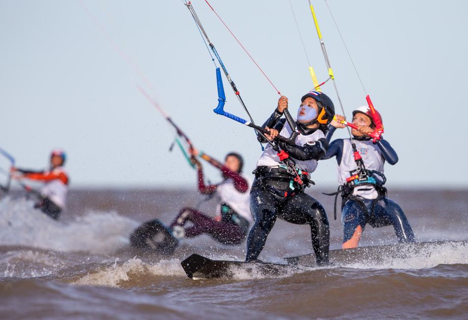 Girl's Kiteboarding